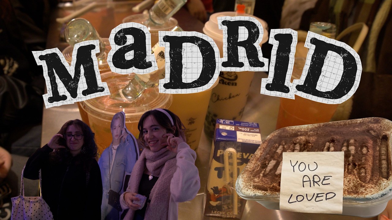 POV: Una semana viviendo en Madrid  I  finde con amigas, bubble tea, clases,...