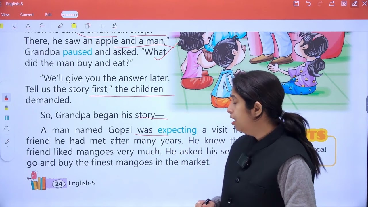 English 5 | Chapter 3 | The Mango Story