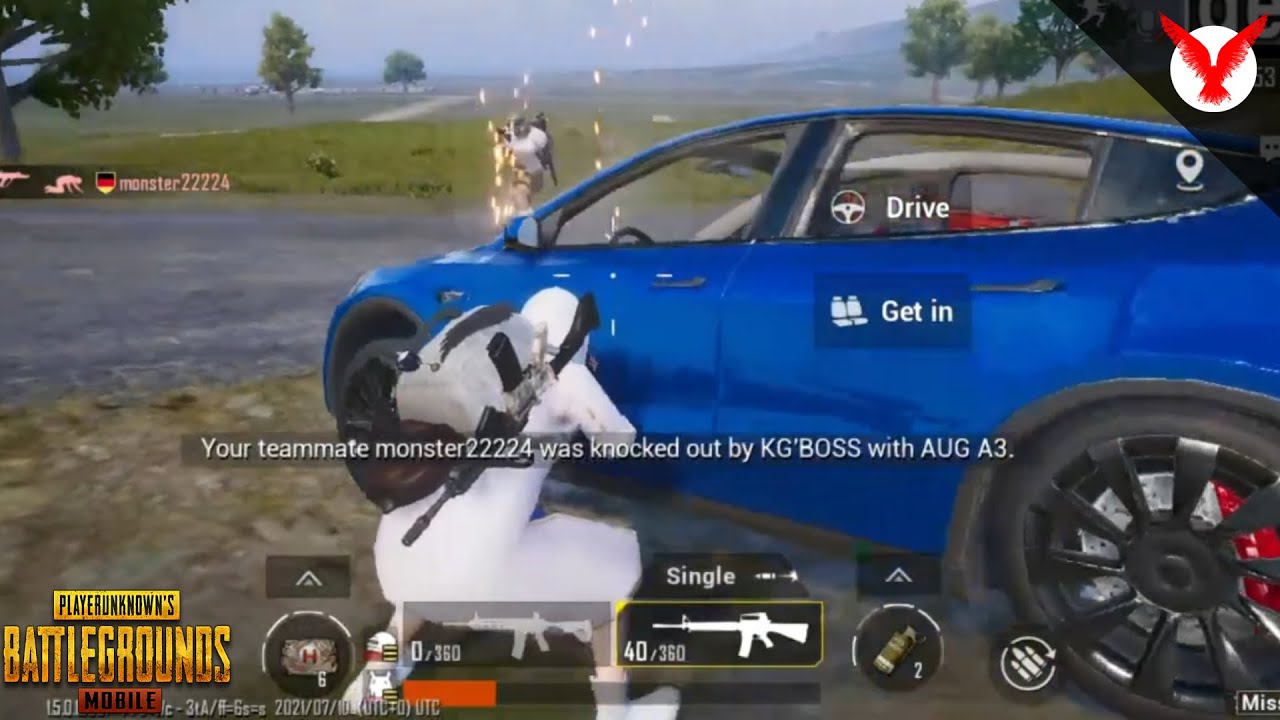 Cruising with tesla autopilot on Erangel ft. Monster - KingRaven Pubg Mobile Duo Gameplay