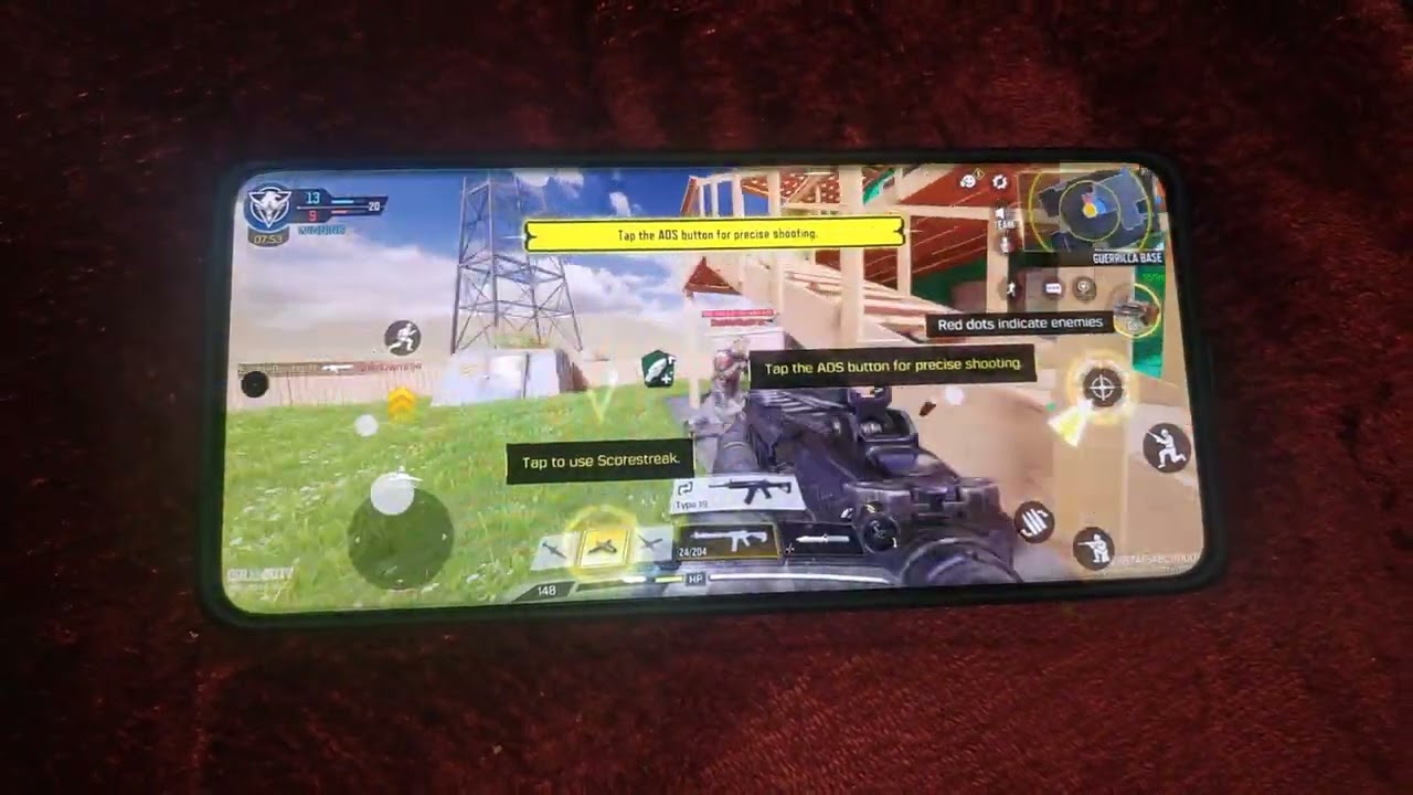 Cod mobile OnePlus 12r Test