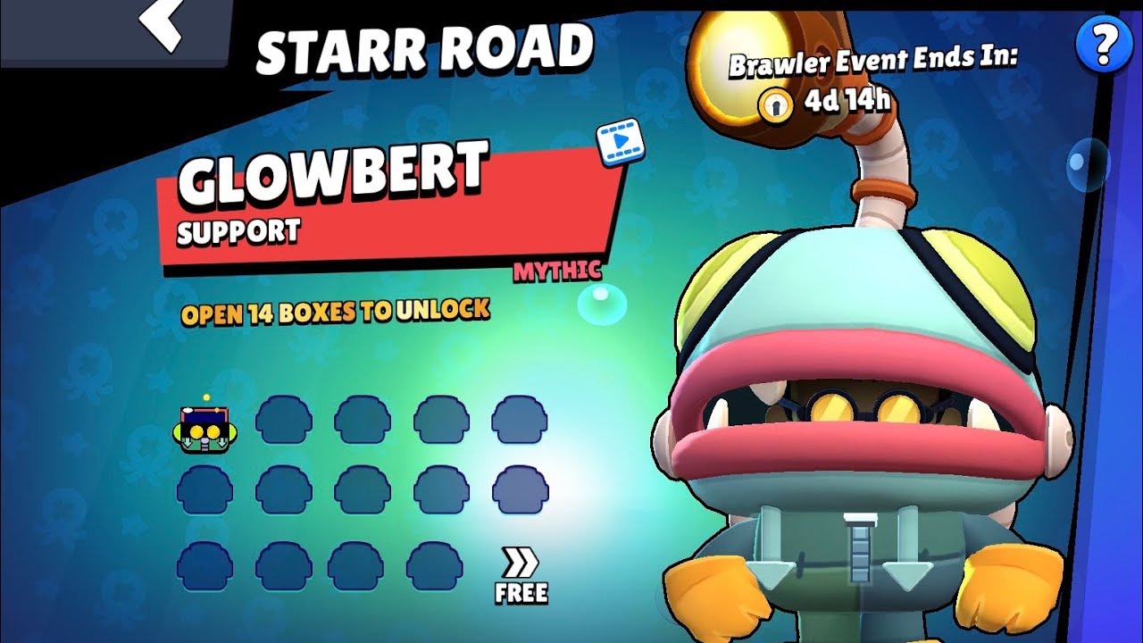 GlowBert is op in brawl stars.