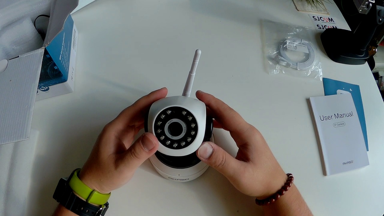 AKASO IP1M-903 960P HD ワイヤレスIPカメラ 00Unboxing