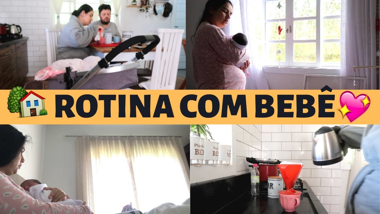 NOSSA NOVA ROTINA COM RECEM NASCIDO