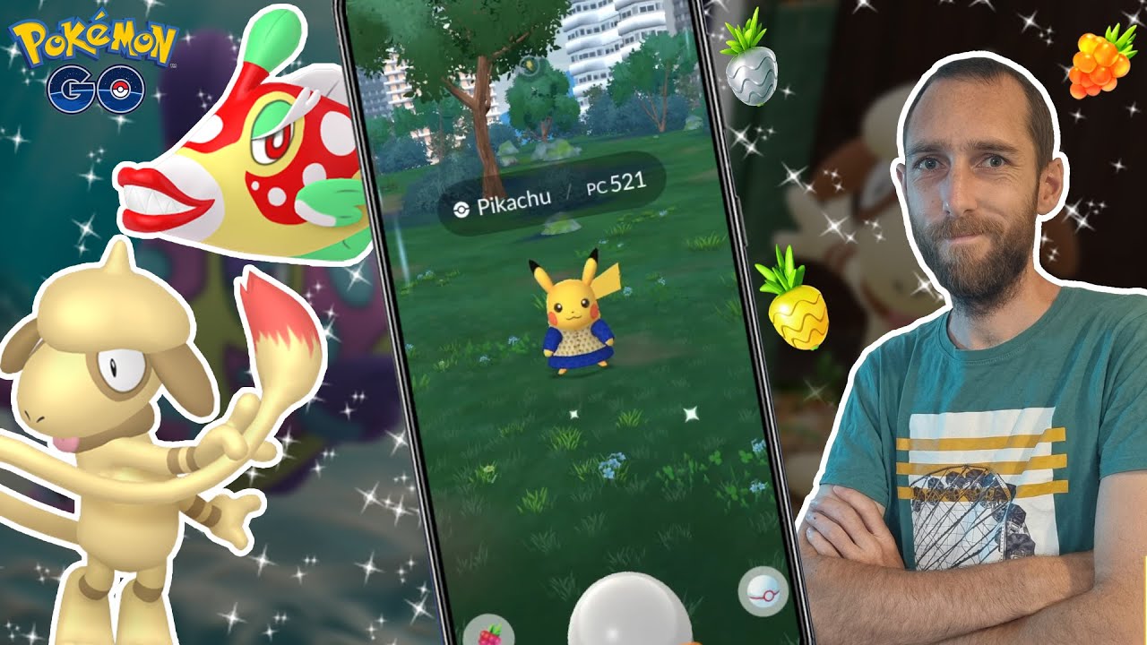 DE NOUVELLES OPTIONS TROP COOLS DU POKÉDEX & PIKACHU KURTA SHINY ?? FÊTE DES COULEURS - Pokémon GO