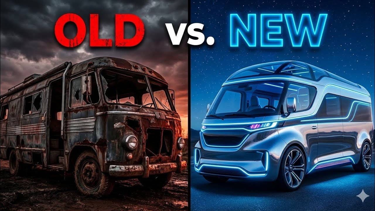 &ldquo;Motorhomes Evolution: 1950 vs 2030 &mdash; You Won&rsquo;t Believe The Difference!