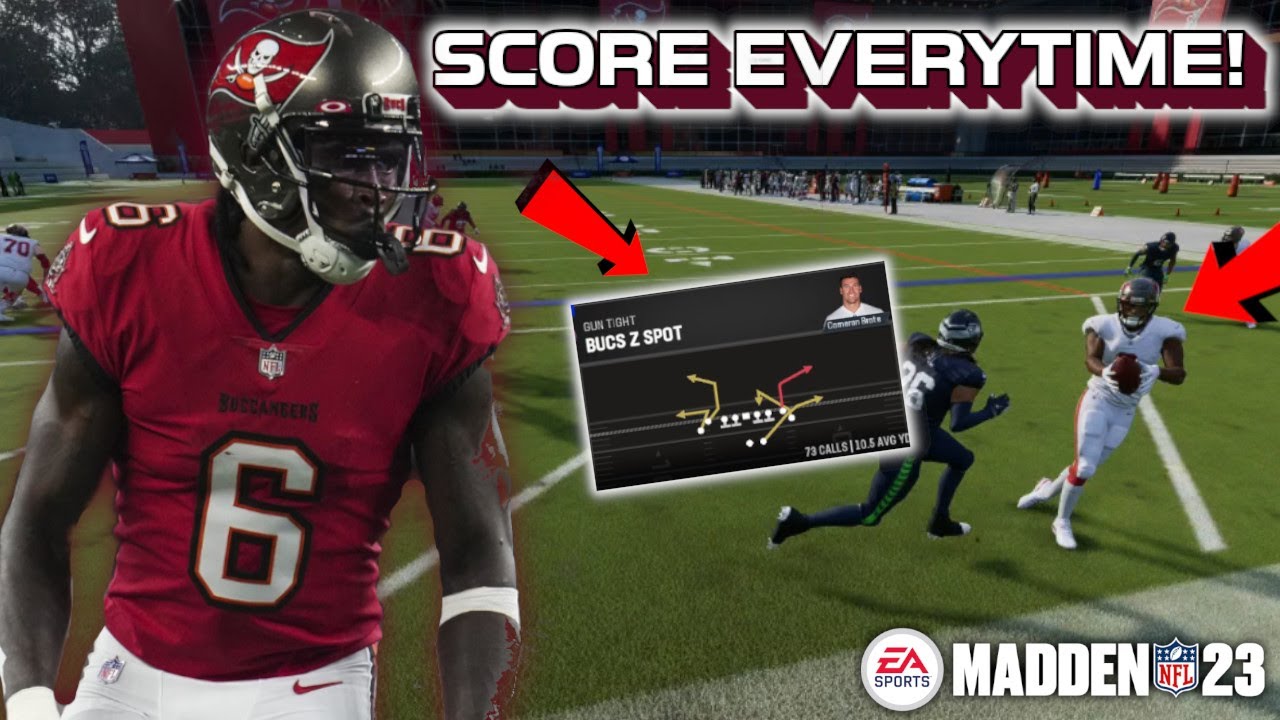 *NEW* UNSTOPPABLE REDZONE PLAY - Gun Tight: Z Spot - Madden 23