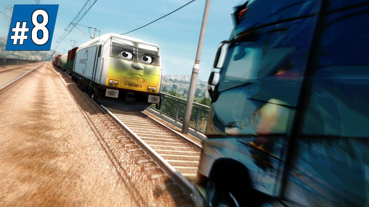 🚛 Euro Truck Simulator 2 - Morons On The Road #8 | Crash Compilation & Funny Moments!