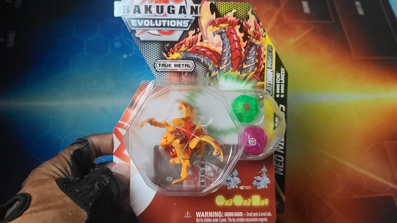 NEW BAKUGAN EVOLUTIONS PYRUS NEO NILLIOUS PLATINUM POWER UP PACK UNBOXING!