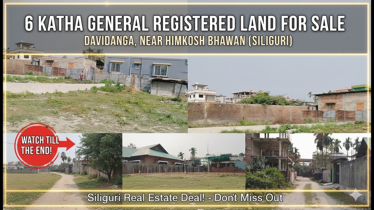 6 katha general registered land for sale in Davidanga near himkosh bhawan (siliguri)