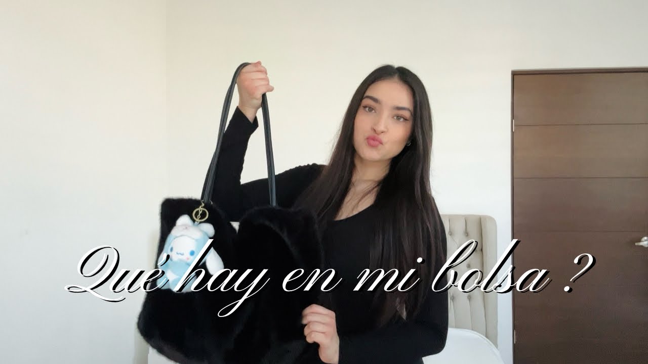 Todo lo que cargo en mi bolsa para salir (real) ♡