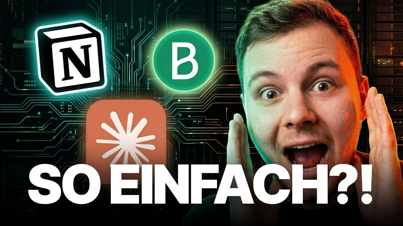 Brevo & Notion mit Website verbinden - nur mit KI (Live Tutorial)