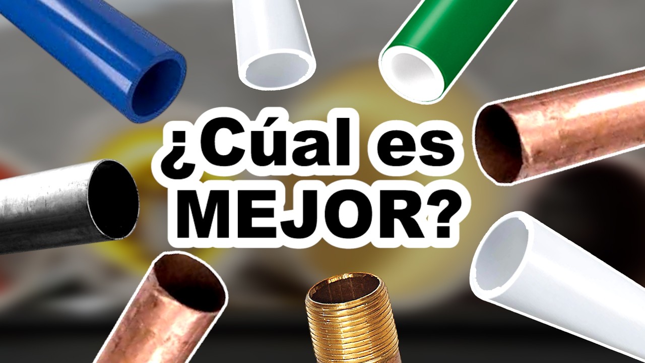 TODAS las TUBERÍAS EXPLICADAS ¿Qué tubería ELEGIR en Tu casa PVC, CPVC, PPR, COBRE ¿Cuál es mejor? 💥