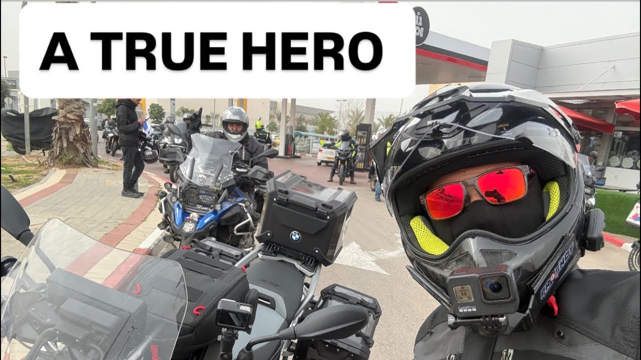 Motorcycle ride in memory of the last heroic abductee returned from Gaza