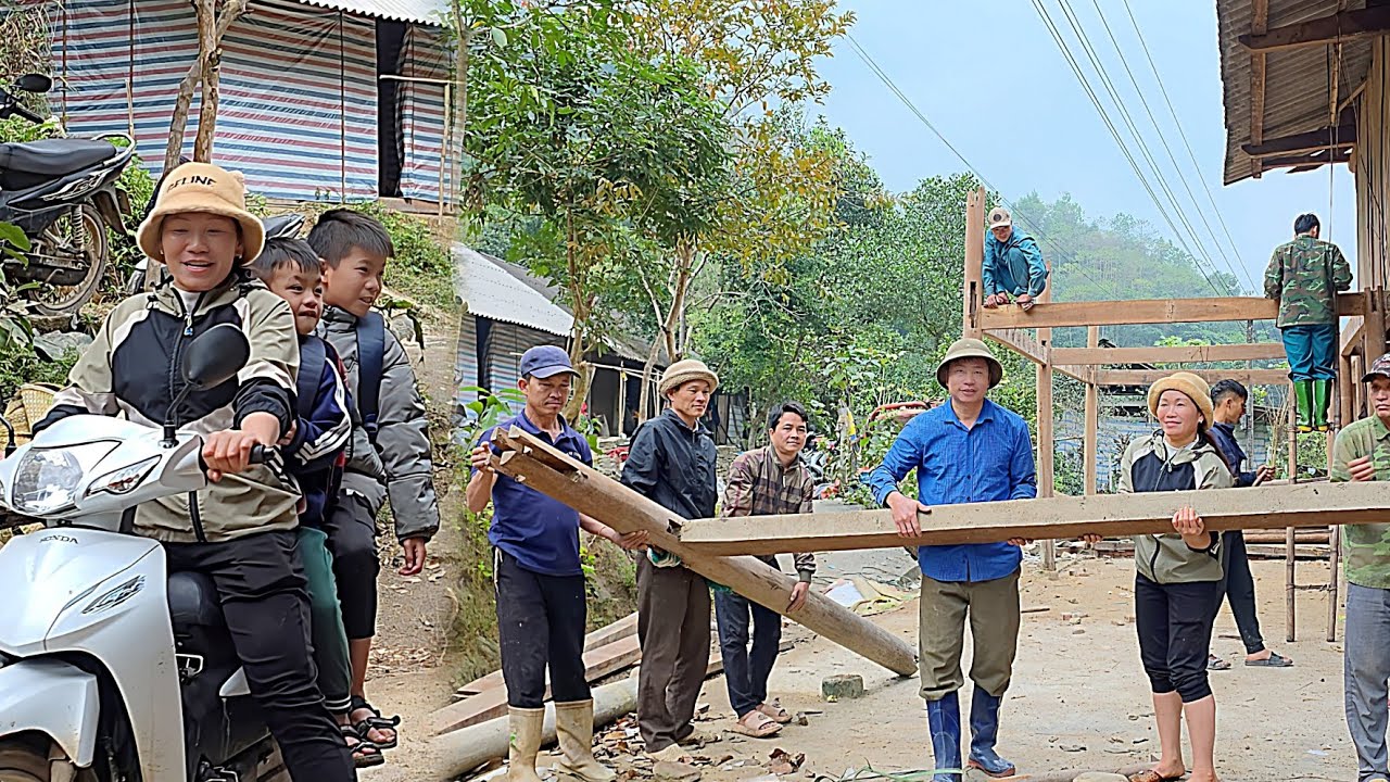Dang and Thanh's new challenge: dismantling the old house – a new journey of construction begins.
