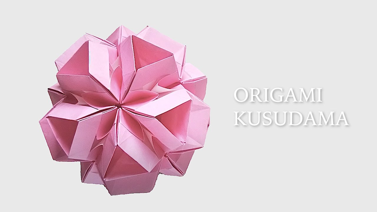 Origami Kusudama - Urbane /【折り紙】くす玉 - Urbane