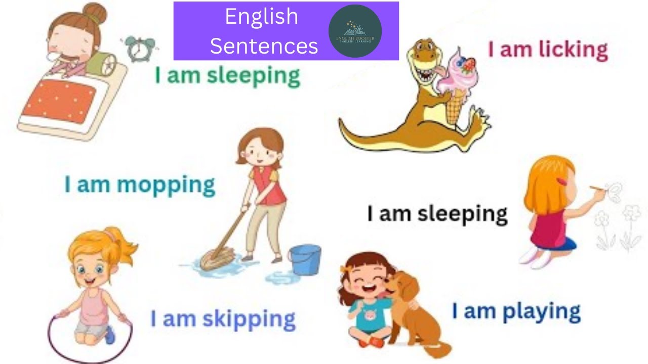 Action verbs in English with sentences | Action Verbs For Beginner Daily English | English Sentences