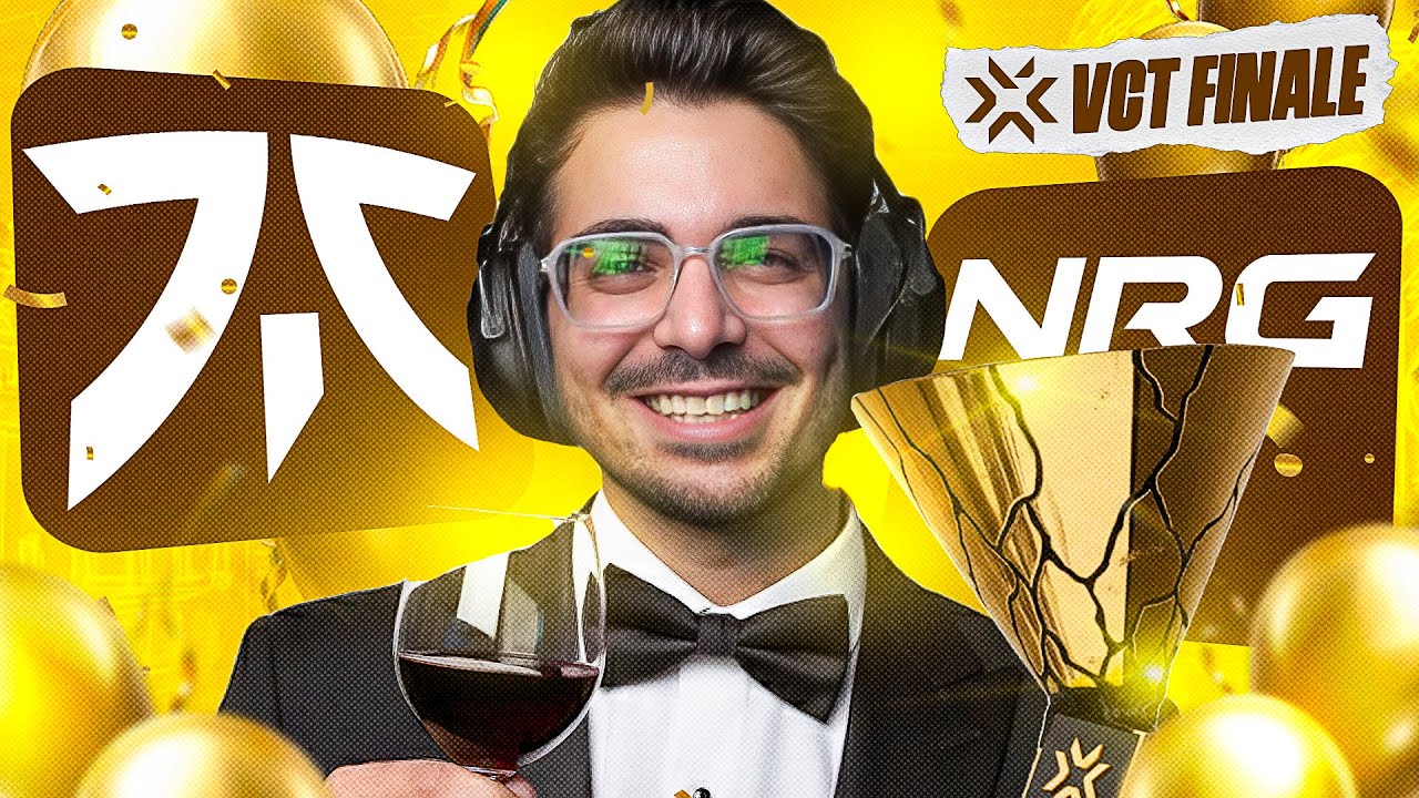 🔴VCT CHAMPS GRAND FINALE | FNC vs NRG | IRL Watchparty with creators #champscostream :🏆GG -NRG