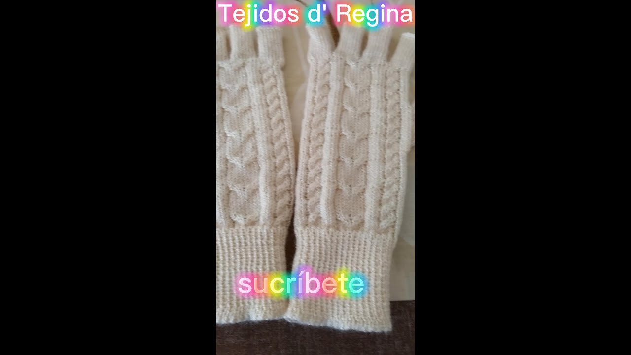 GUANTES TEJIDA A MAQUINA ( ADULTO)