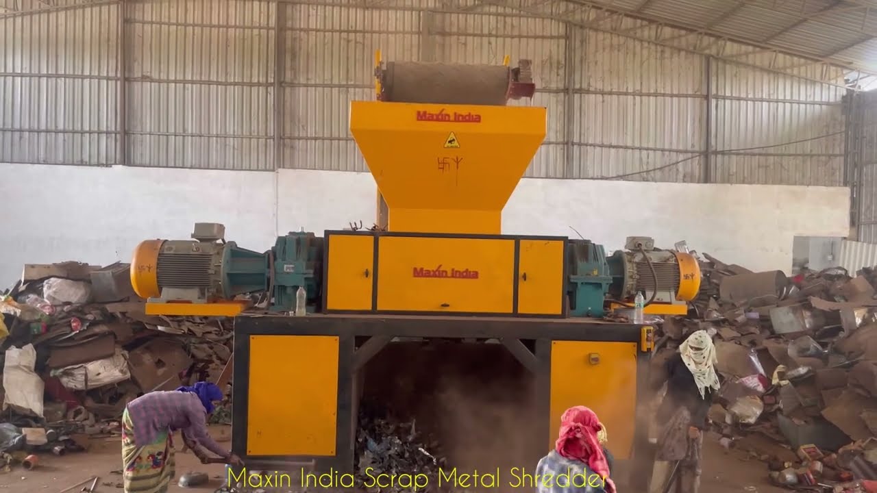 Metal Shredder, Metal crusher, Metal shredding, Metal crushing, #scrapmetalshredder  Iron shredding,