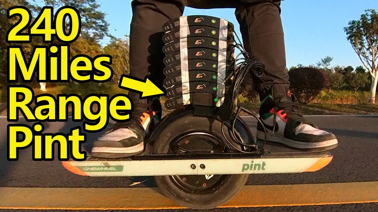 240 miles range mods on Pint with 8x GT40| Pint Quart VNR
