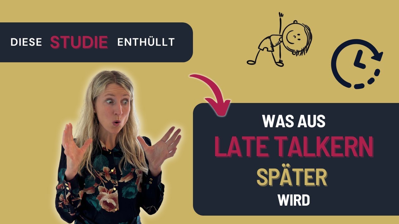 Das wurde über Late Talker Kinder herausgefunden. Studie belegt.