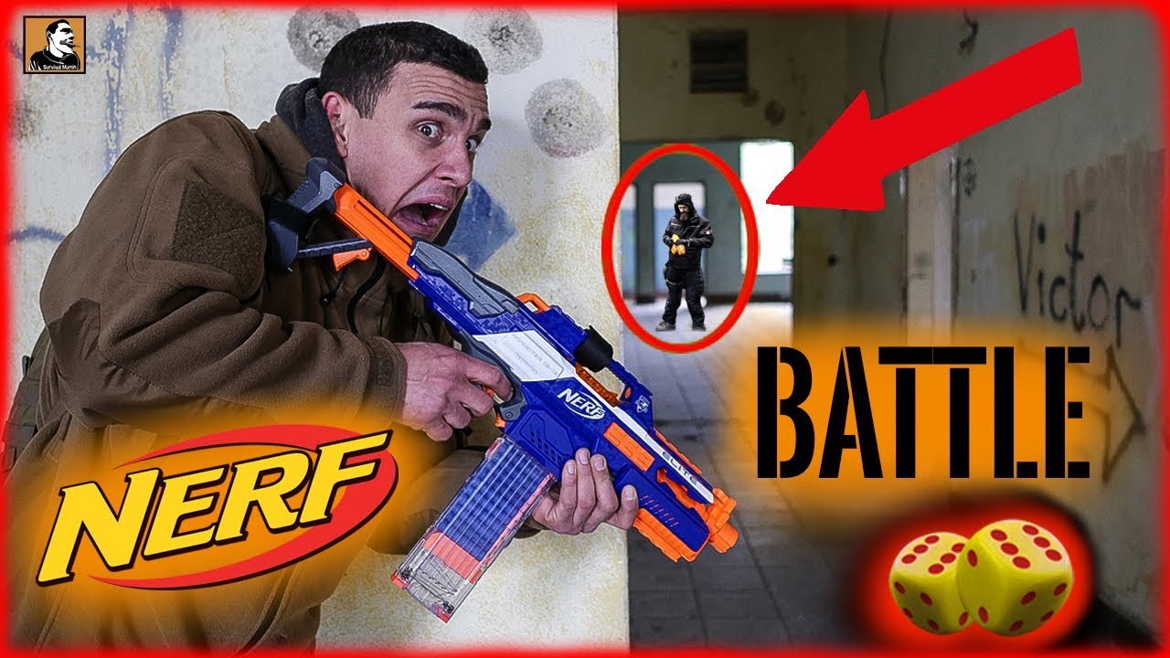 NERF GUN Angriff mit ABLENKUNGSMANÖVER nur knapp überlebt | RANDOM MISSION | Survival Mattin