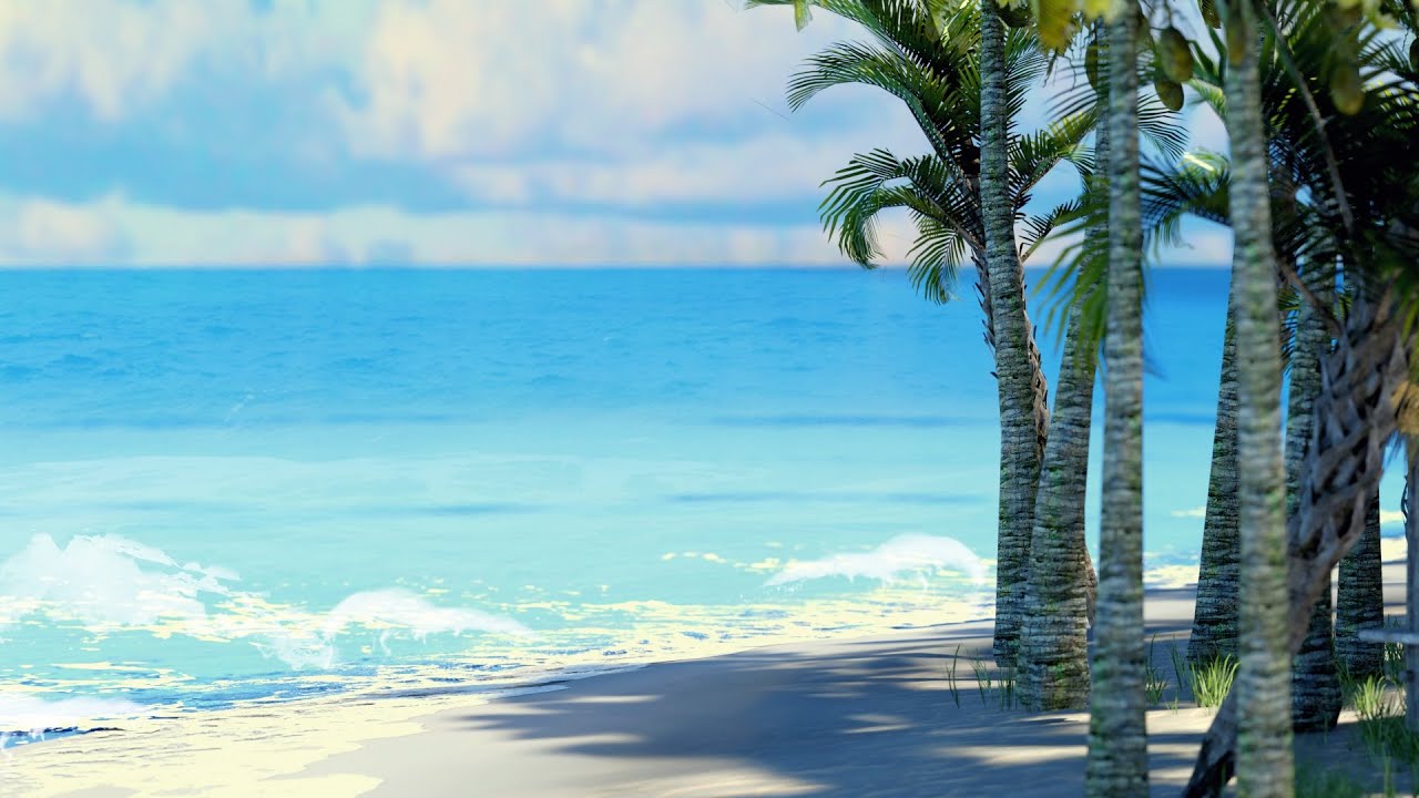 Beach - Lonely (Ambience) | Double Homework [OST]