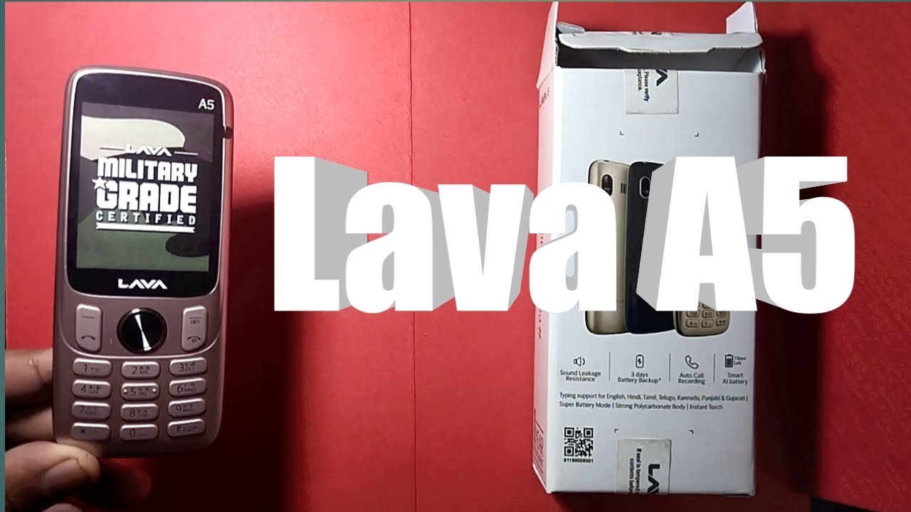 Lava A5 (keypad phone under 1500) Unboxing ! 2023