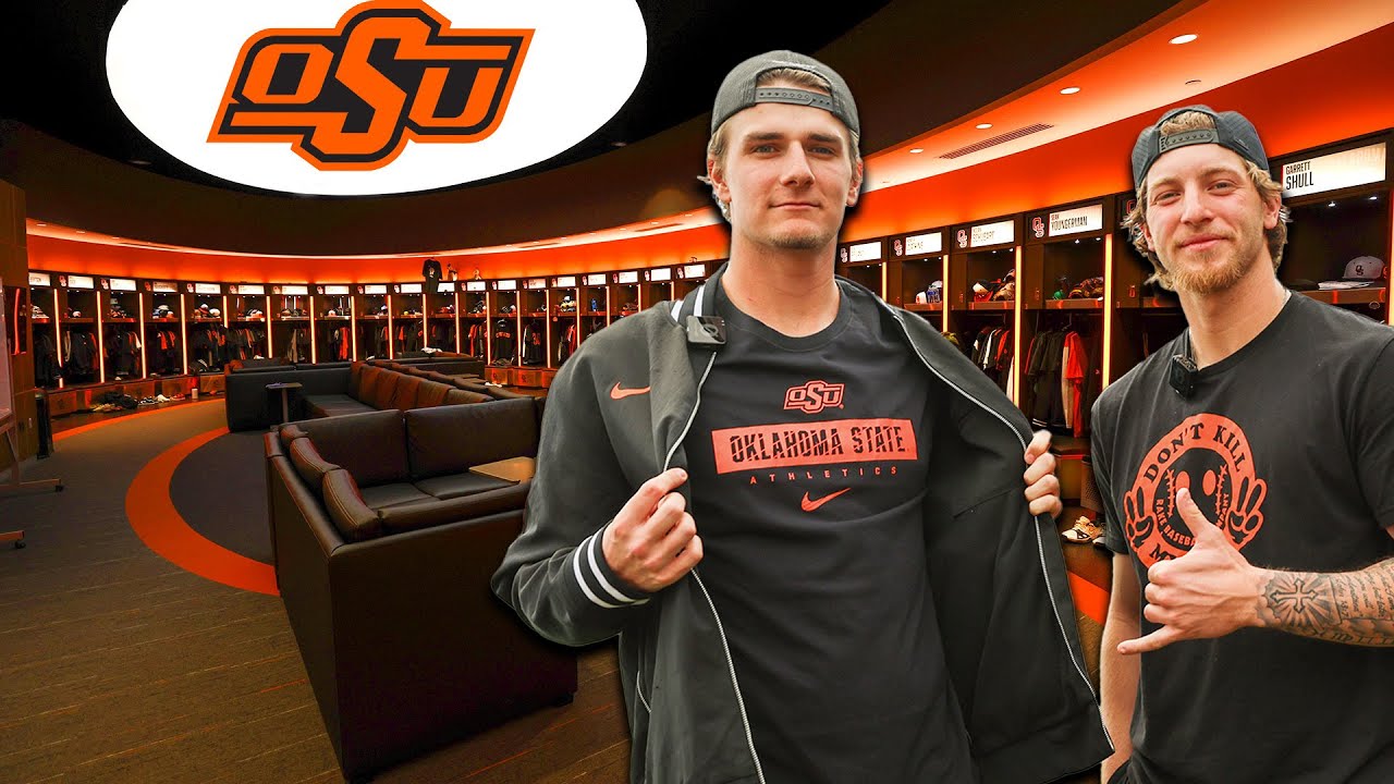 MLB College Tour is back! Oklahoma State's INSANE $60 million facility and locker room!