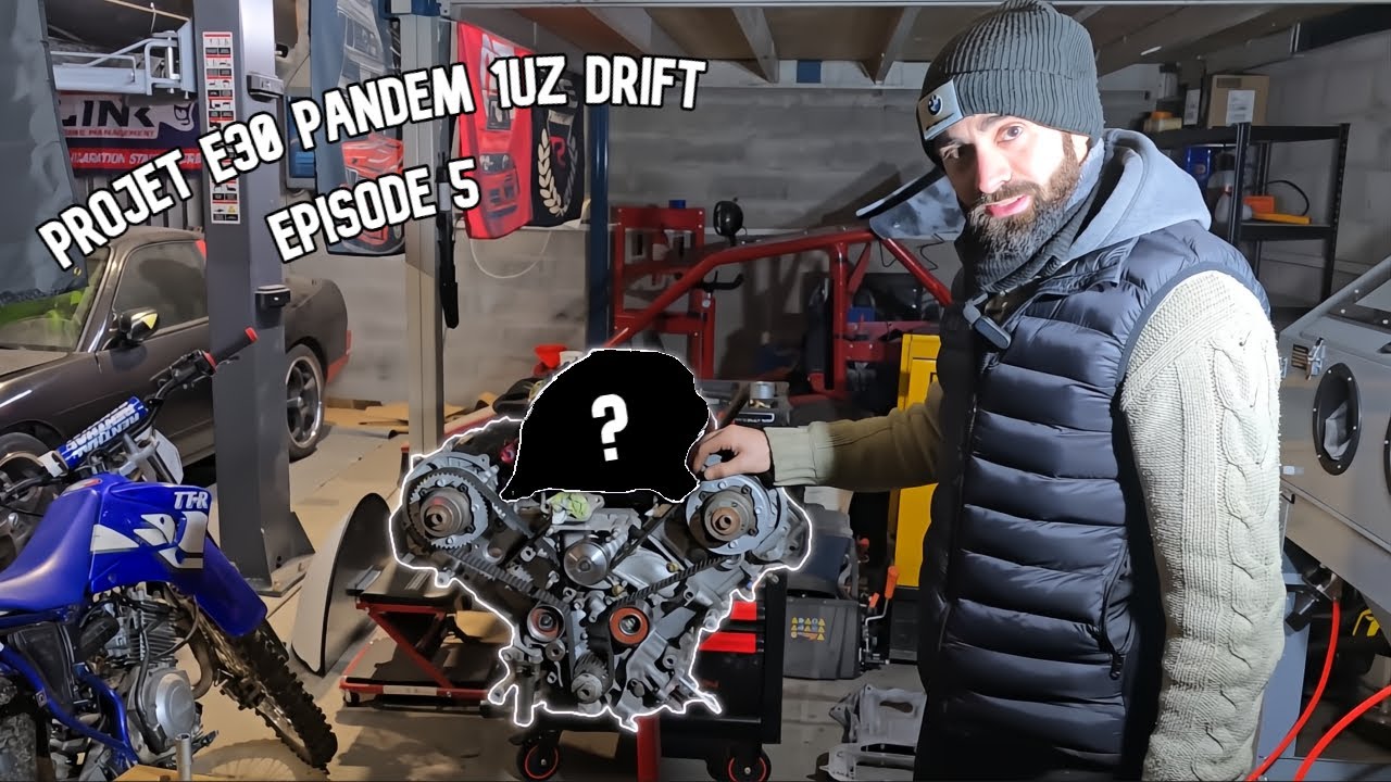 Projet E30 Pandem 1UZ DRIFT - Épisode 5 | Calage distribution & Peinture du collecteur d'admission