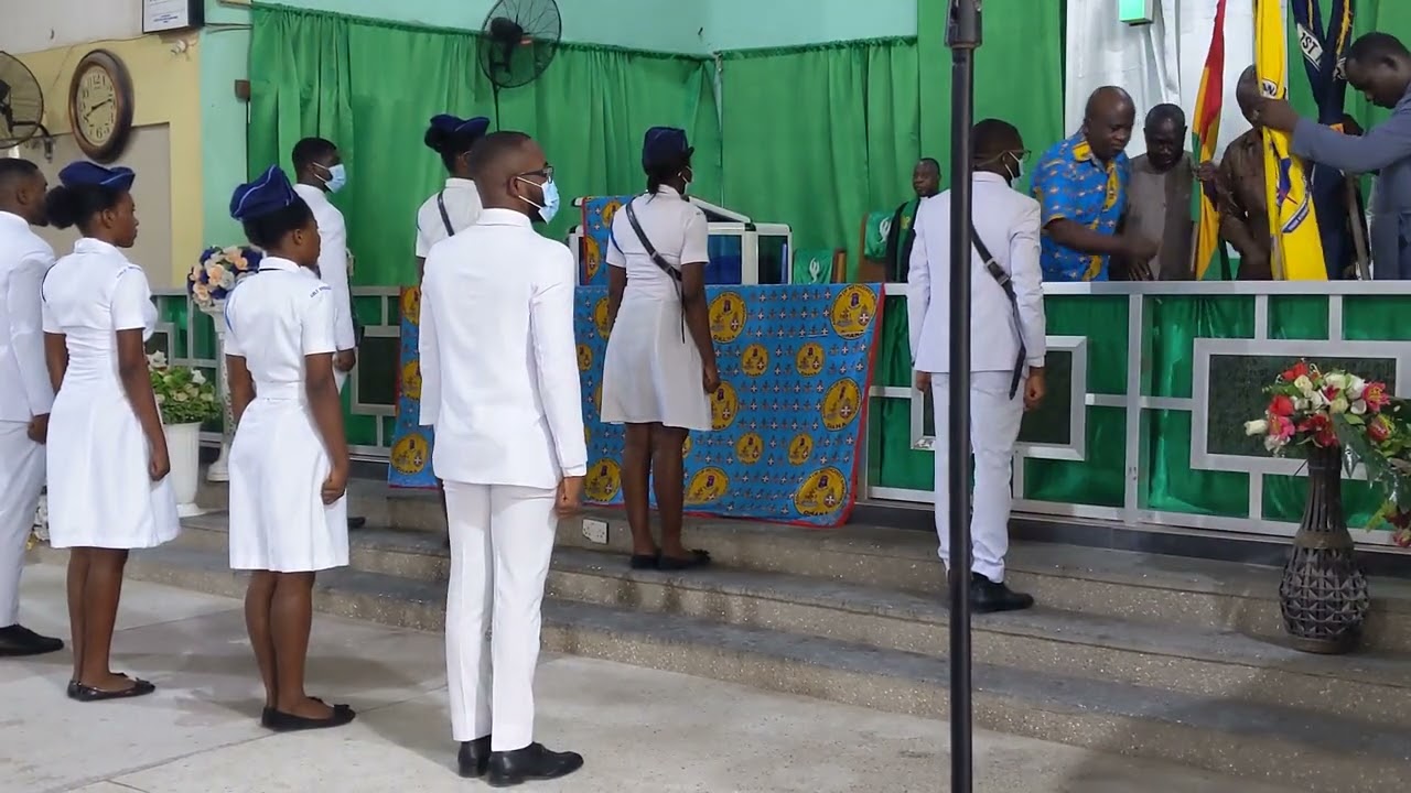 Thanksgiving Service || Colours Presentation By Officers of the 1st Kasoa Company