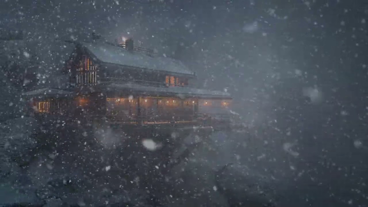 Utmost Cold Winter Tempest Sound & Arctic Wind Gale Murmurs | Glacial Wind Howls & Icy Blizzard Gust