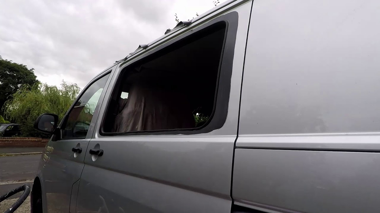 VW T5.1 Window Install Time lapse