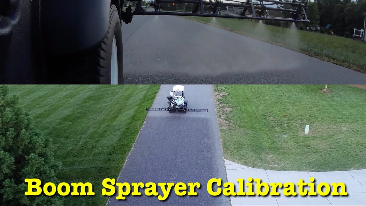 How To Calibrate A Boom Sprayer Toro Multipro 1750