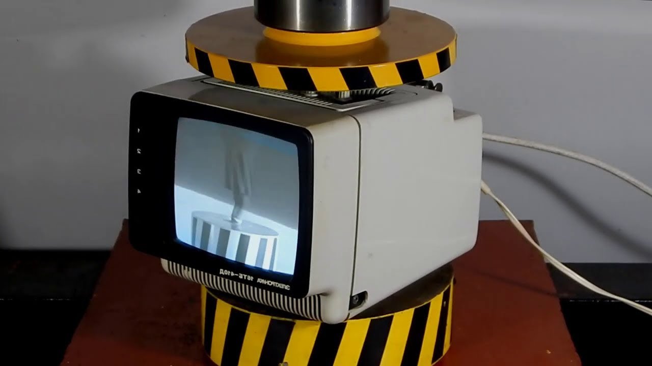 || Experiment Hydraulic Press VS Old TV || #mrexperiment