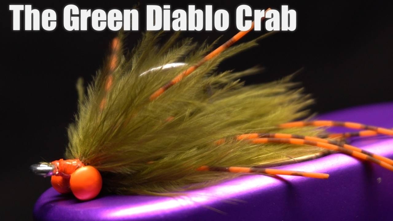 The Diablo Crab Fly, A Simple Crab Fly For Striped Bass, Redfish, Permit & Bonefish.