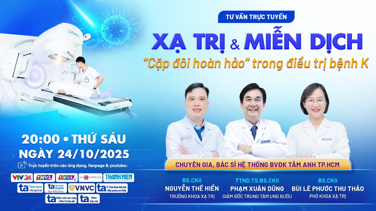 🔥 XẠ TRỊ VÀ MIỄN DỊCH - “CẶP ĐÔI HOÀN HẢO” TRONG ĐIỀU TRỊ BỆNH K