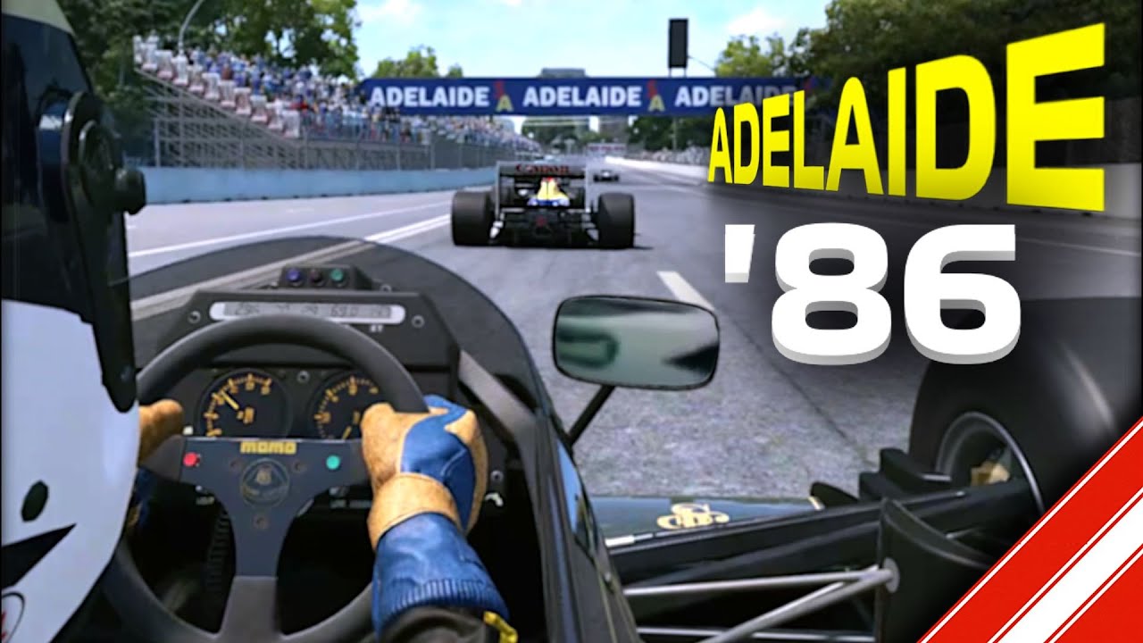 Racing the Lotus 98T at Adelaide is FUN