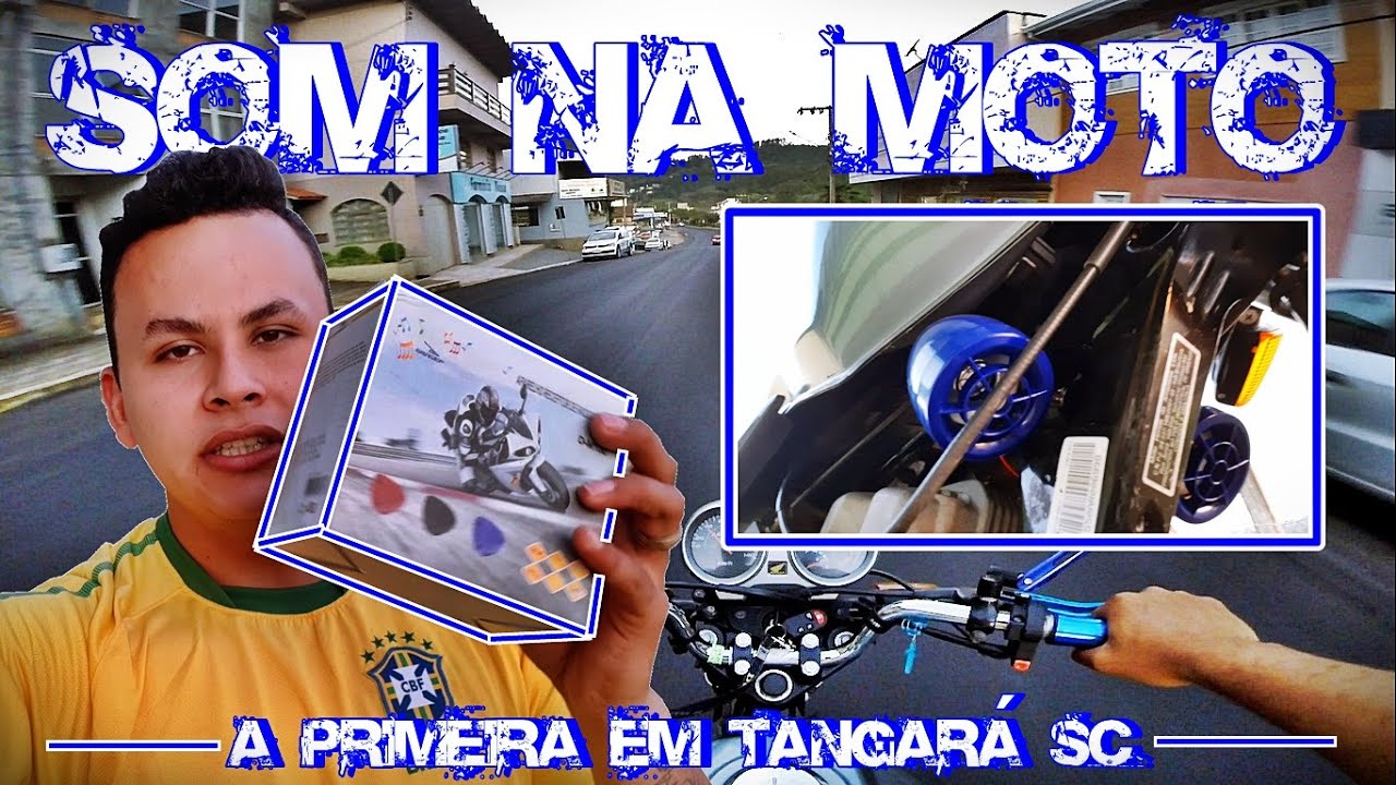INSTALEI UM SOM NA MINHA MOTO CG FAN 150 - [ELVIS RIBEIRO]