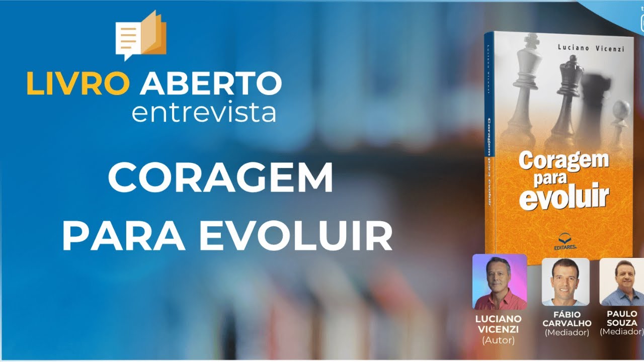 LIVE LIVRO CORAGEM PARA EVOLUIR: