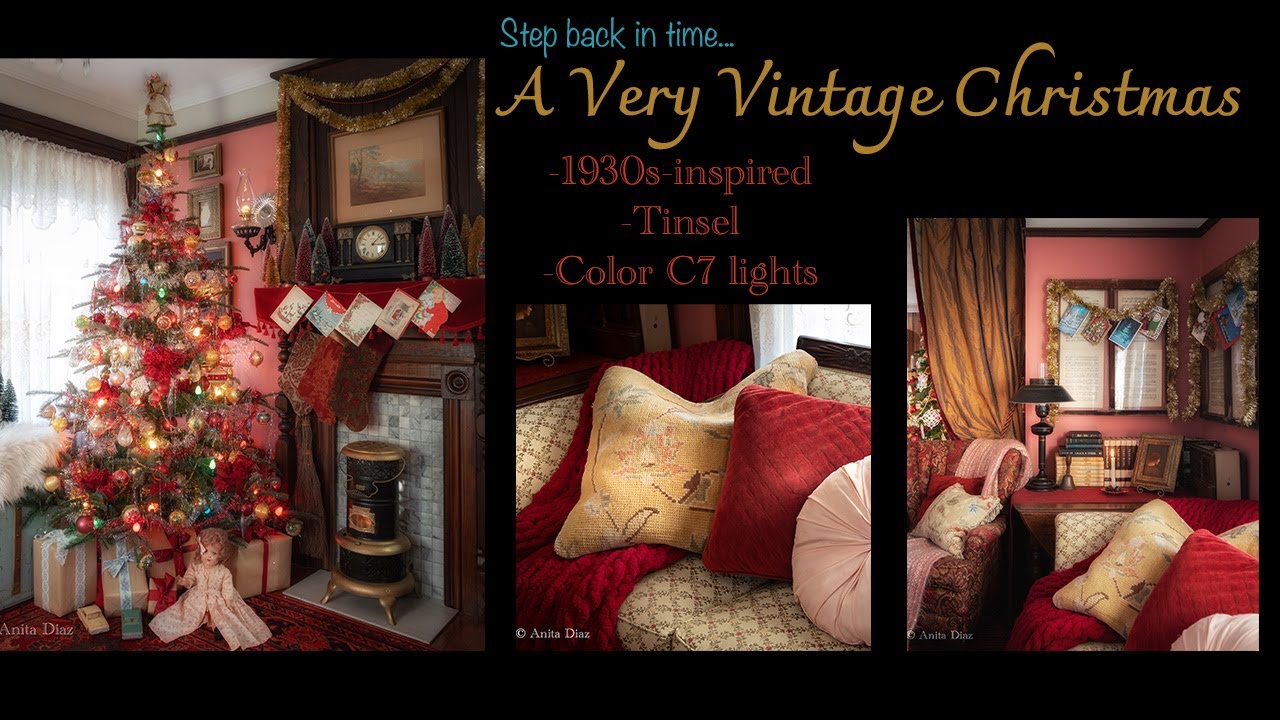 Old-Fashioned CHRISTMAS | 1930s-Inspired | Vintage Christmas Tree
