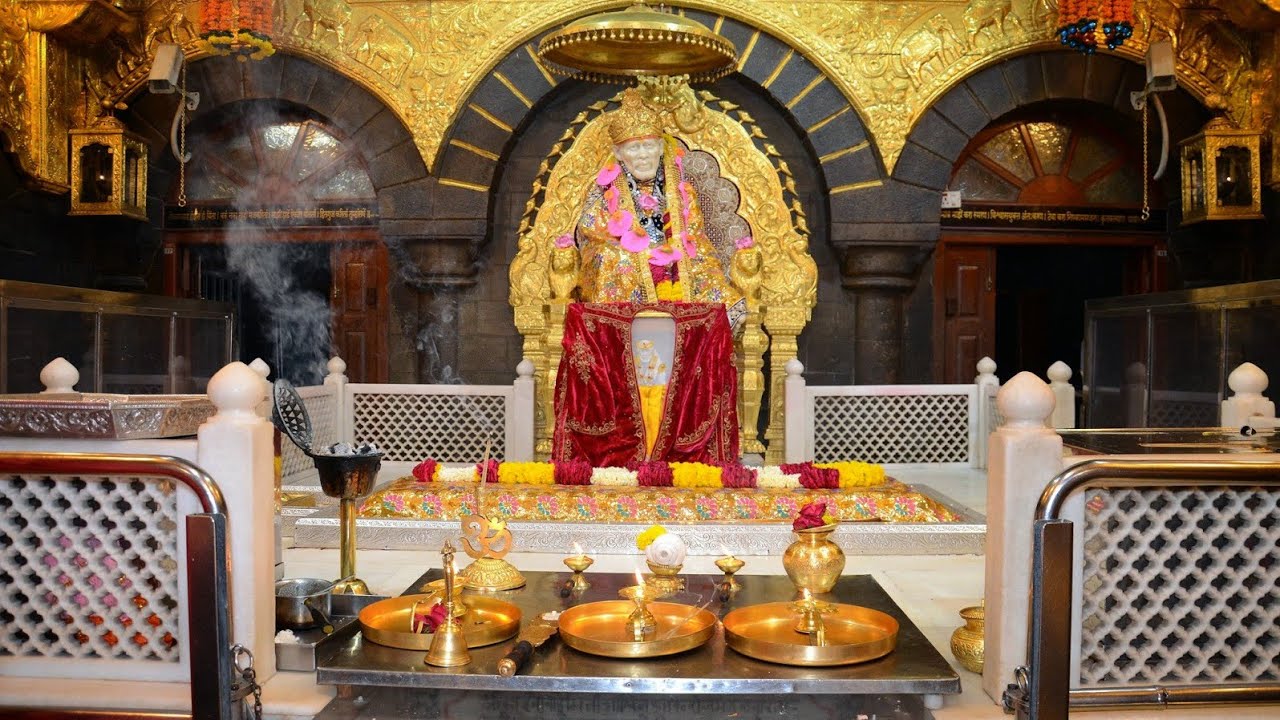 SAI BABA DHOOP AARTHI 😊🌸 #saibaba #dhoopaarti #shirdi #shirdisaibaba #trending 