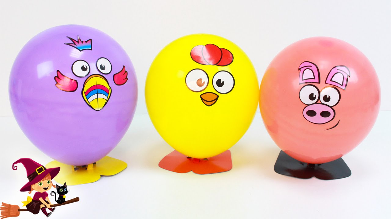 Animales de la Granja en Forma de Globos de Aire