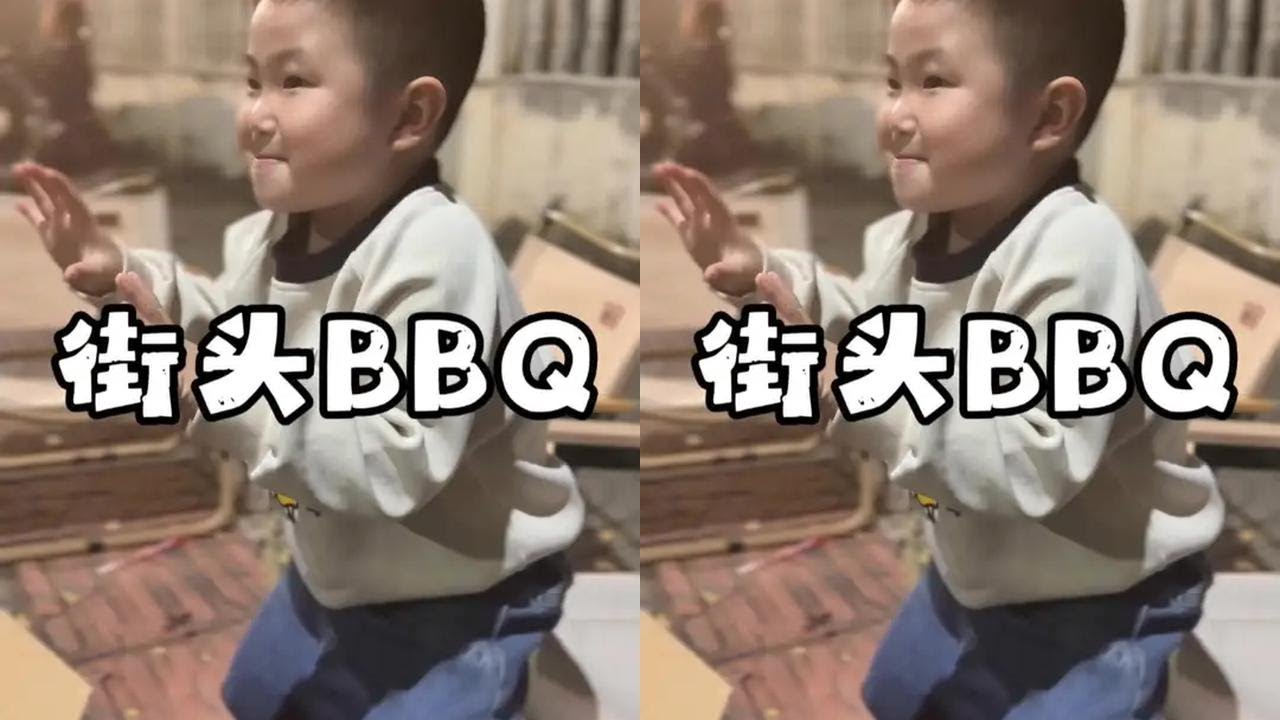 街头艺术家😅 #虫弟 #三岁 #萌娃日常