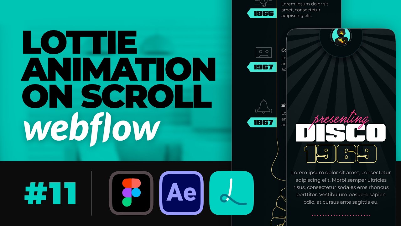 On-scroll page animation with After Effects, Lottie & Webflow | Tutorial