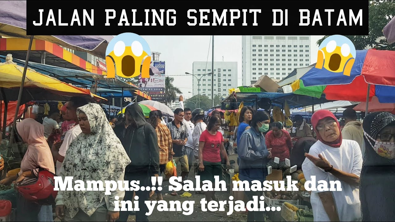 Mampus!! Masuk Ke JALAN PALING SEMPIT di Pusat Kota BATAM Di Pagi Hari dan Ini Yang Terjadi