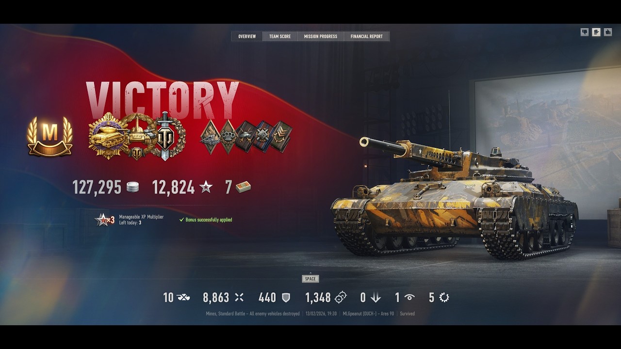 Ares 90 Ace Tanker - World Of Tanks
