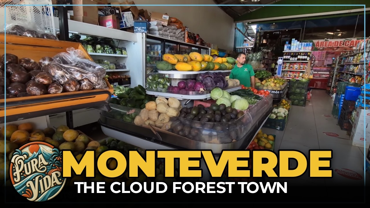 MONTEVERDE TOUR 🌬️ Check Out The Airbnb & Walk Through Town #costarica