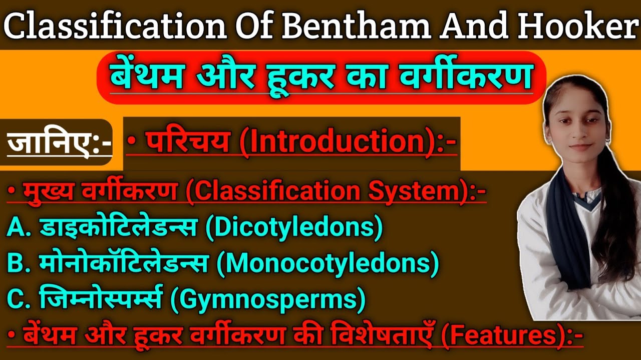 Bentham And Hooker Ka Vargikaran | Classification Of Bentham And Hooker | Bsc 2nd Year | @LadliKiMcQ