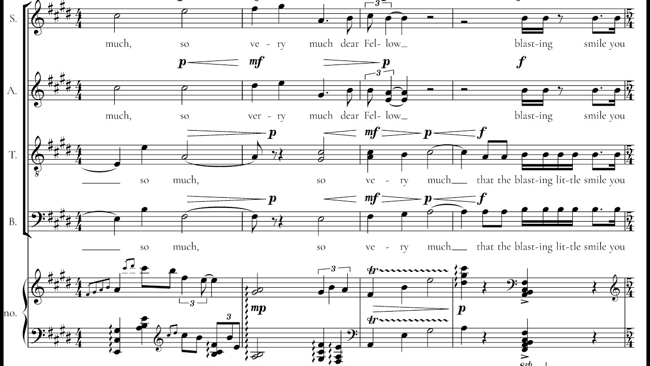 Ethan Soledad — In effect it is this: that I love you (for SATB choir and piano) (2024) | Score